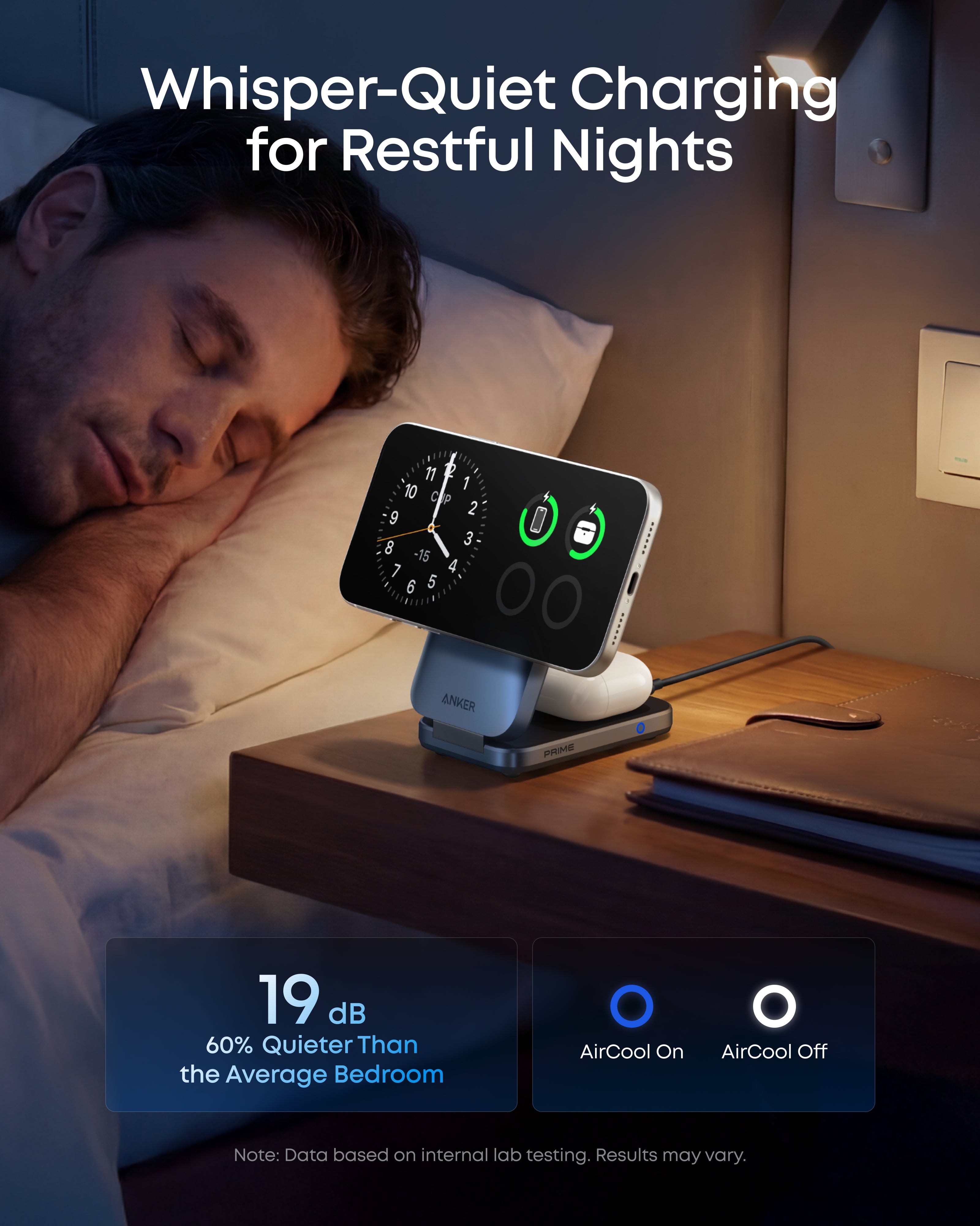 Anker Prime Wireless Charging Station (3-in-1, MagGo, AirCool, Foldable)