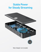 Anker with stable streaming power for plug-in Keyword