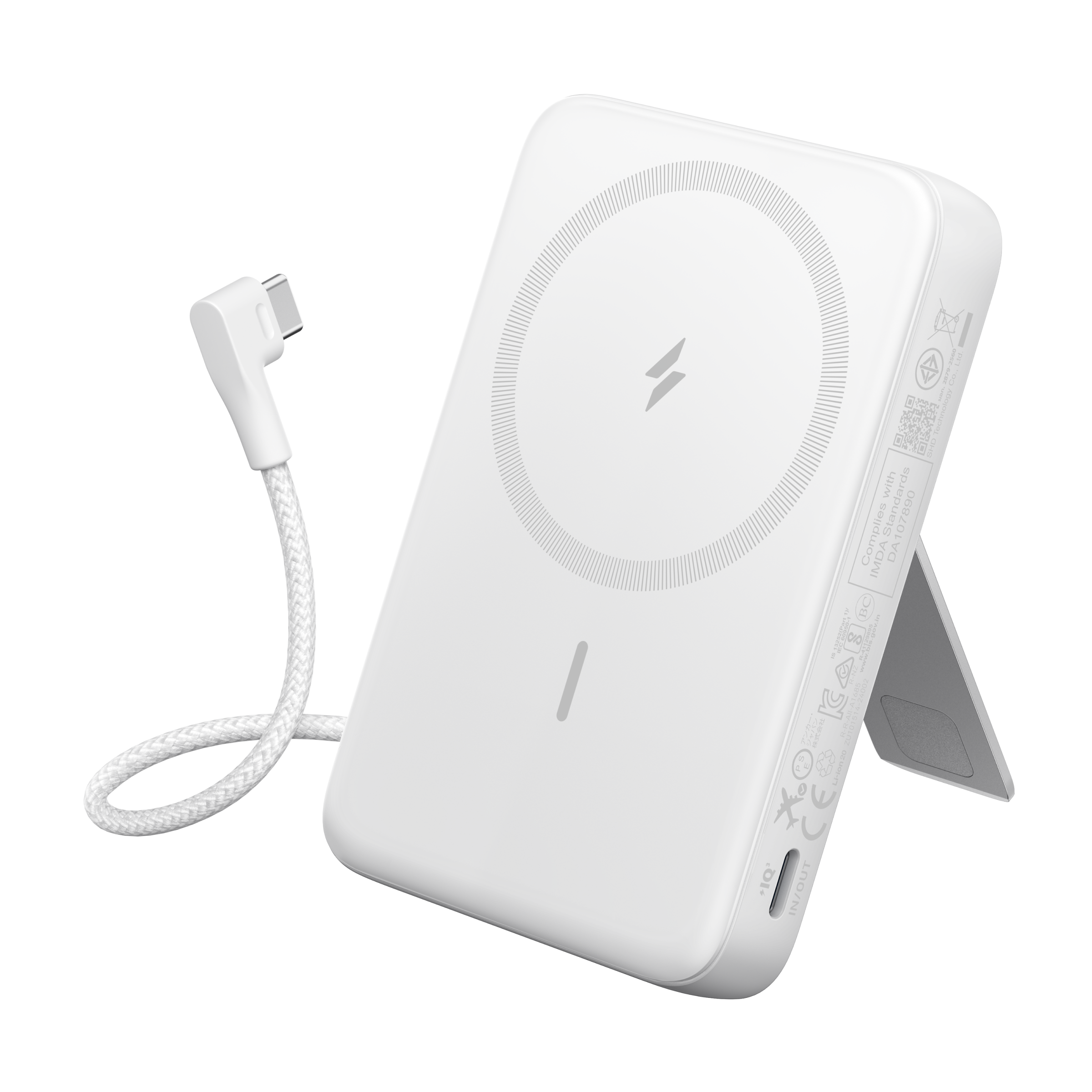 Anker portable charger with built-in cable for quick charge
