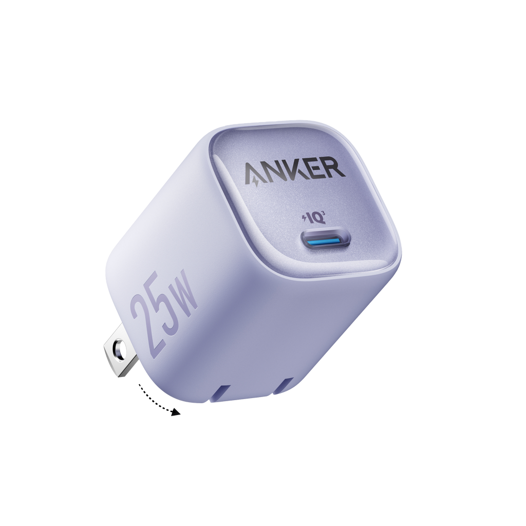 Anker 25W charger for powering devices with USB-C port