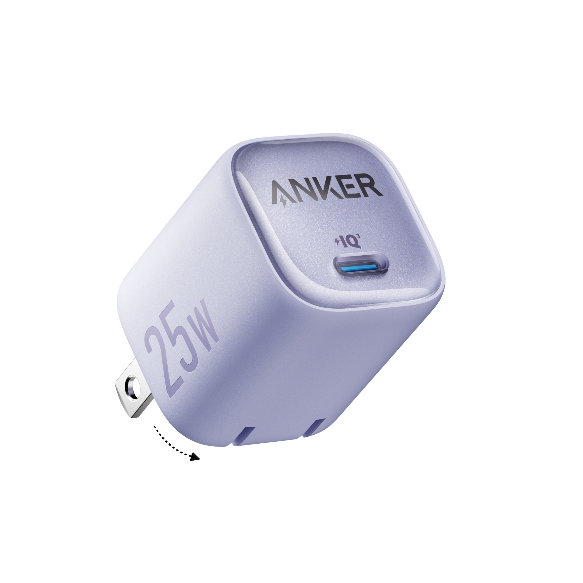 Anker 25W charger for powering devices with USB-C port