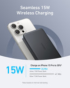 Anker MagGo Power Bank (10K, Slim)  | 2-Pack