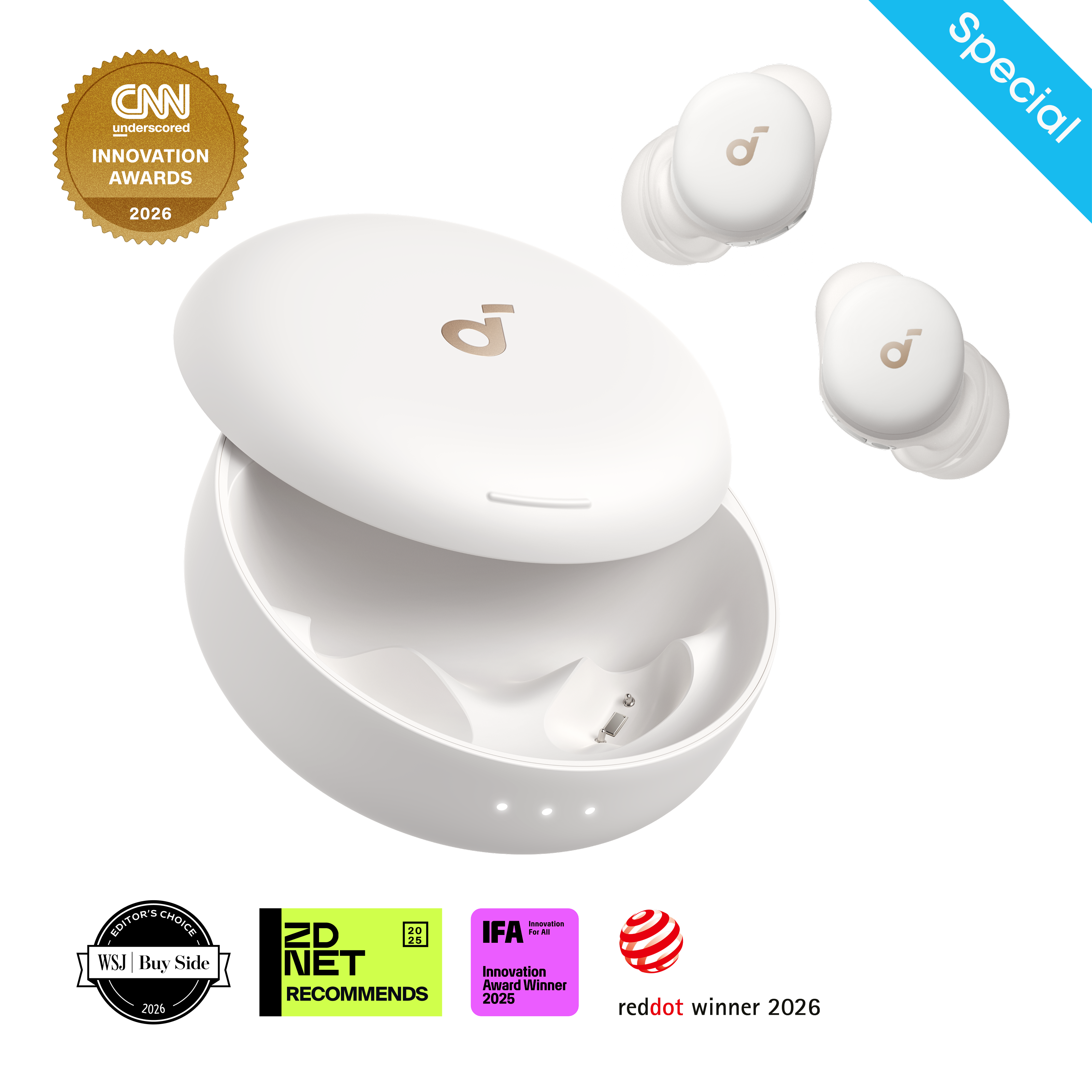 soundcore Sleep A30 Special / Sleep A30 | The World's First Sleep Earbuds with a Triple Noise Reduction System