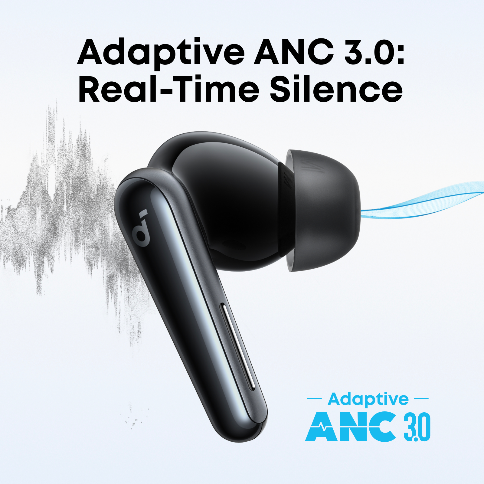 soundcore earbud with adaptive ANC 3.0 technology