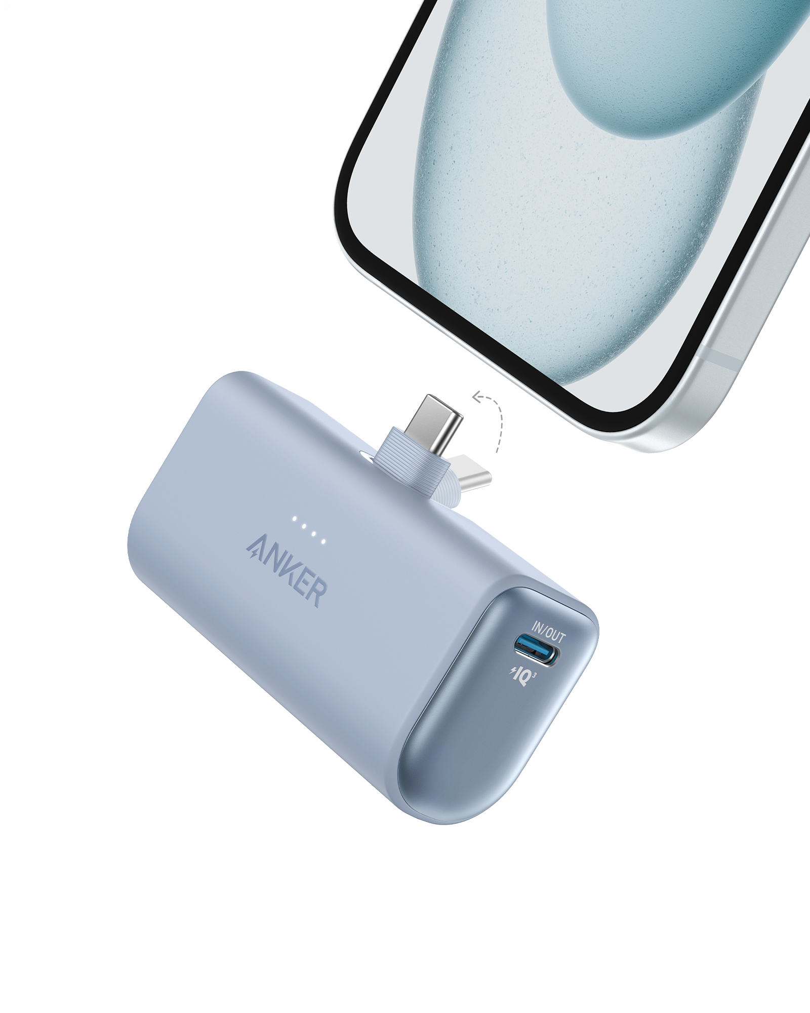 Anker with USB-C port for fast charging