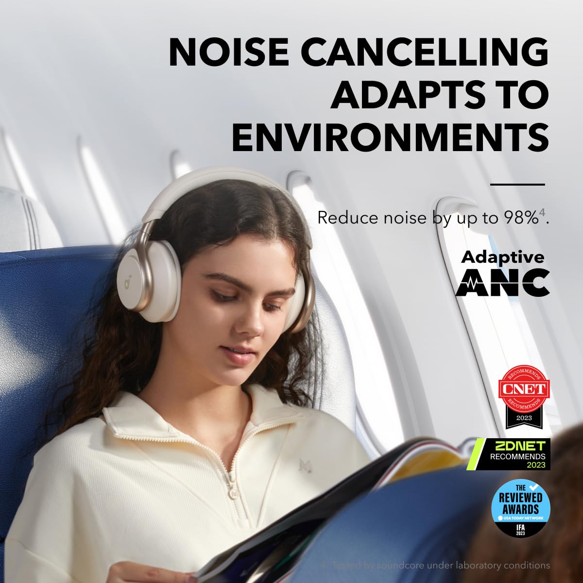 soundcore Space One | Active Noise Cancelling Headphones