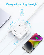 Anker power strip with compact size for lightweight charging