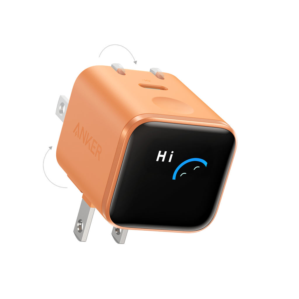 Anker Nano Charger (45W, Smart Display, 180° Foldable) WM