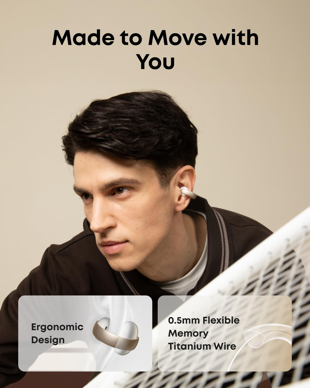 soundcore AeroClip | Open-Ear Clip-On Earbuds with Adaptive Comfort