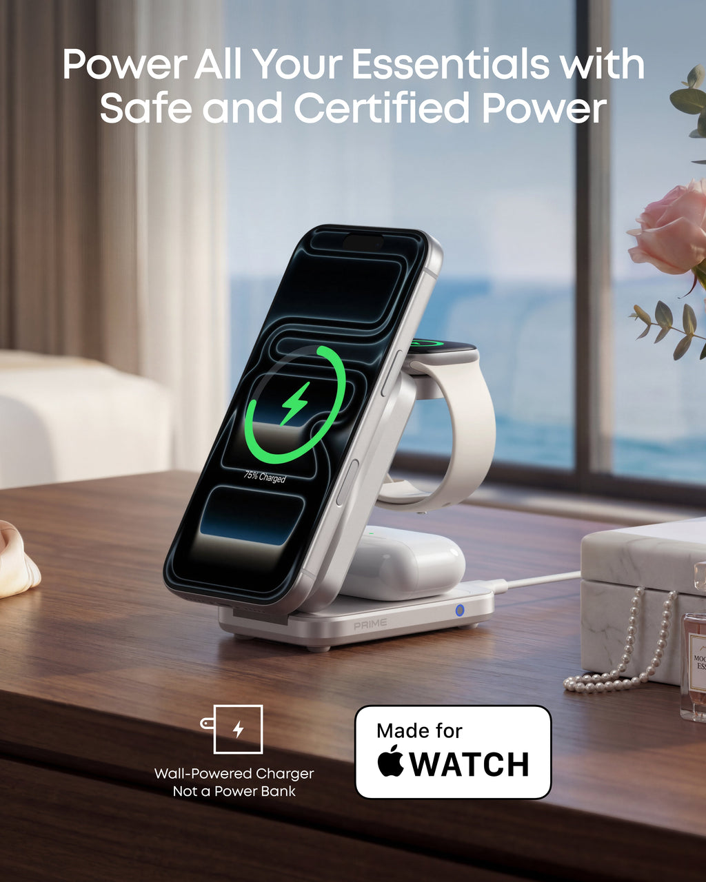 Anker Prime Wireless Charging Station (3-in-1, MagGo, AirCool, Foldable)