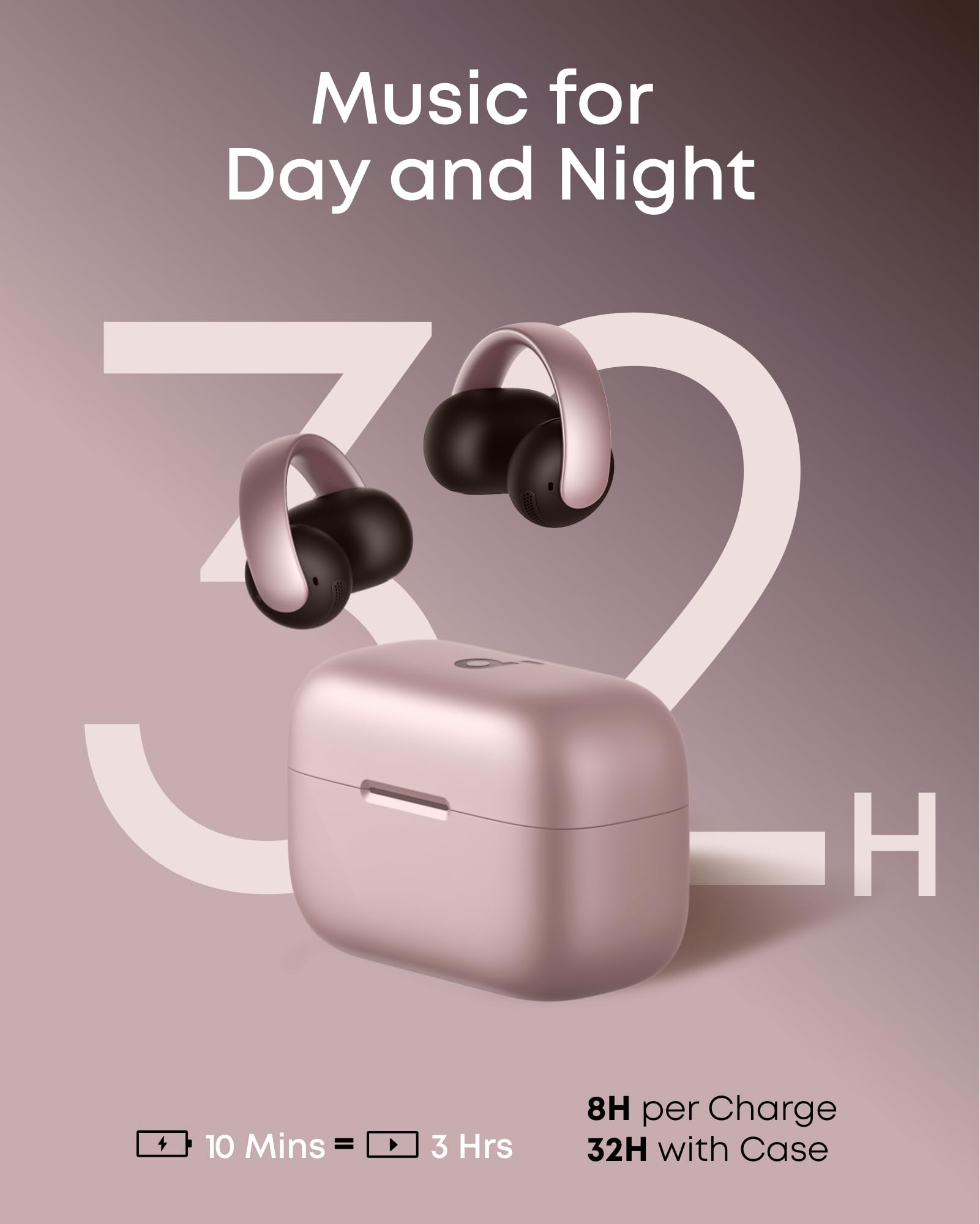 soundcore AeroClip | Open-Ear Clip-On Earbuds with Adaptive Comfort