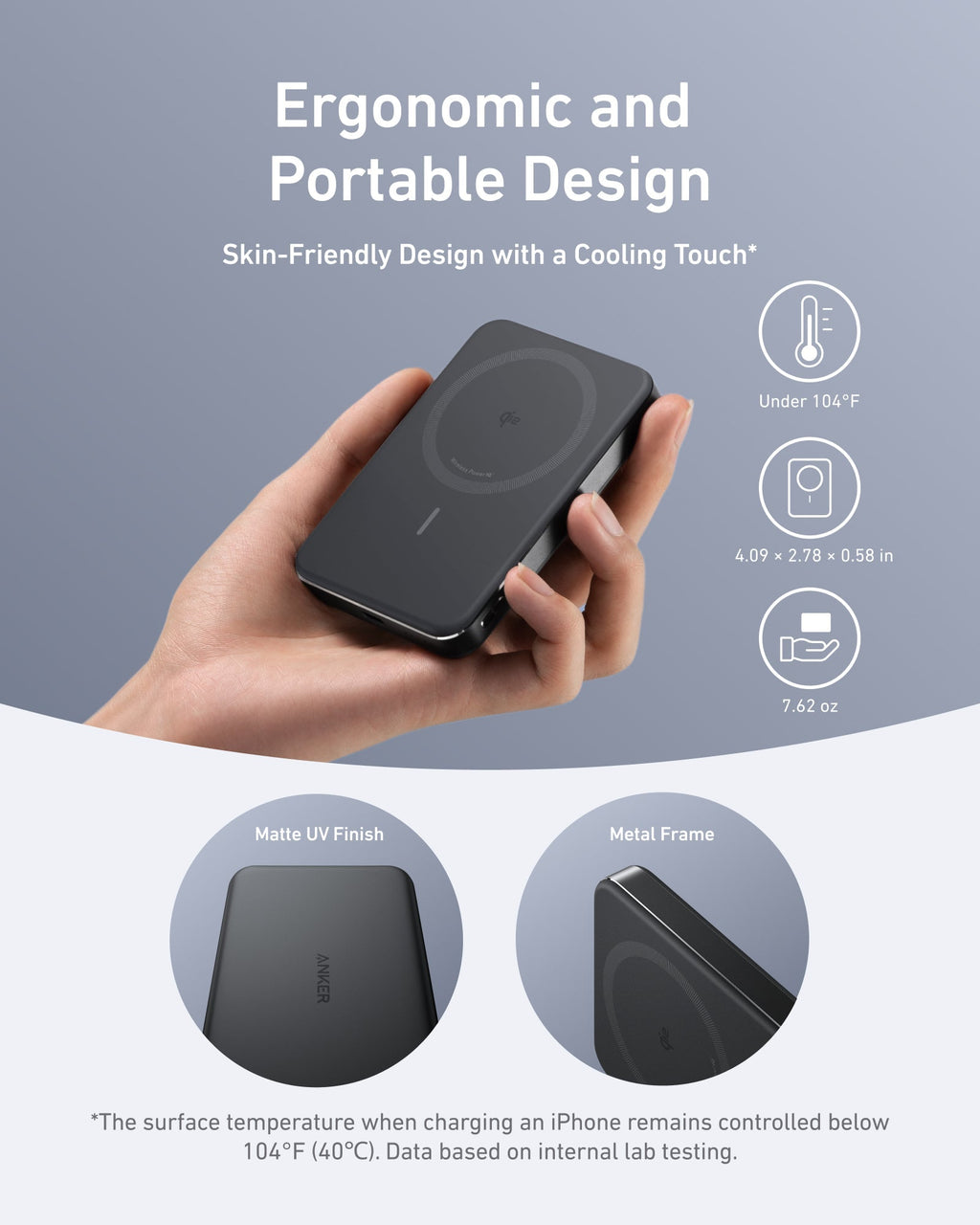 Anker MagGo Power Bank (10K, Slim)  | Customizable