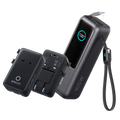 Anker Laptop Power Bank (25K, 165W, Built-In and Retractable Cables) and Anker Nano Travel Adapter (5-in-1, 20W, 1-Pack)