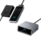 Anker Prime Charger (250W, 6 Ports, GaNPrime) and Charging Station (8-in-1, 240W)
