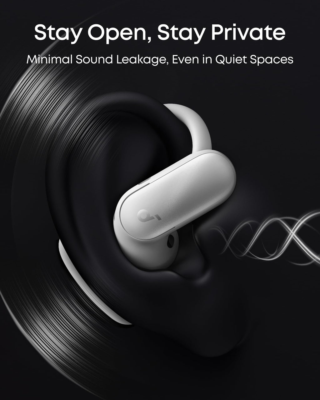 AeroFit 2 Pro｜Dual-Form Earbuds with Open-Ear and Active Noise Cancellation Form