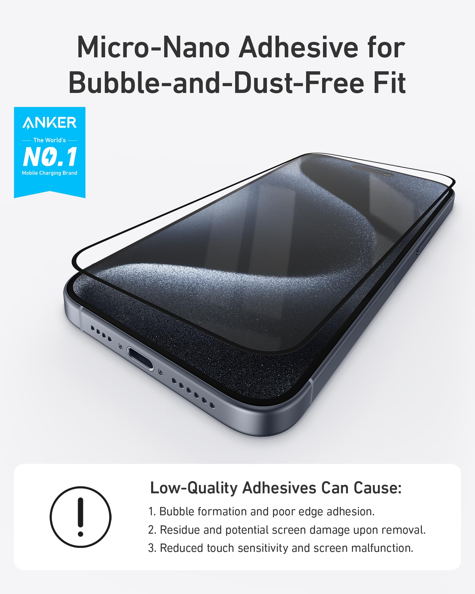 Anker Screen Protector  Kit  (HD, 2-Pack)
