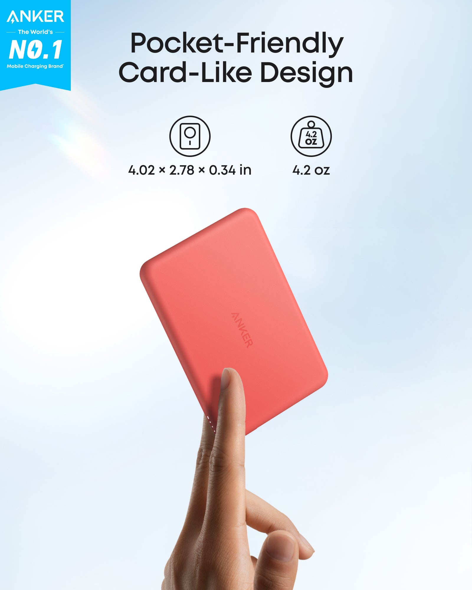 Refurbished Anker MagGo Power Bank (5K, Slim)