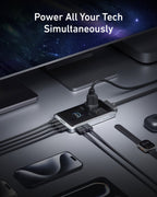 Anker charging station with multiple devices for tech setup