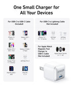 Anker with small charger for charging multiple devices
