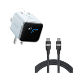 Anker Nano Charger (45W, Smart Display, 180° Foldable)